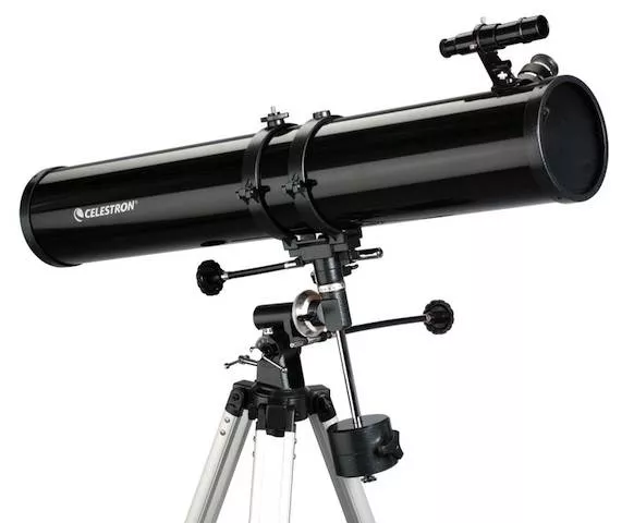 Dalekohled Celestron #22037 POWERSEEKER 114/900 EQ MD + smartphone adaptér
