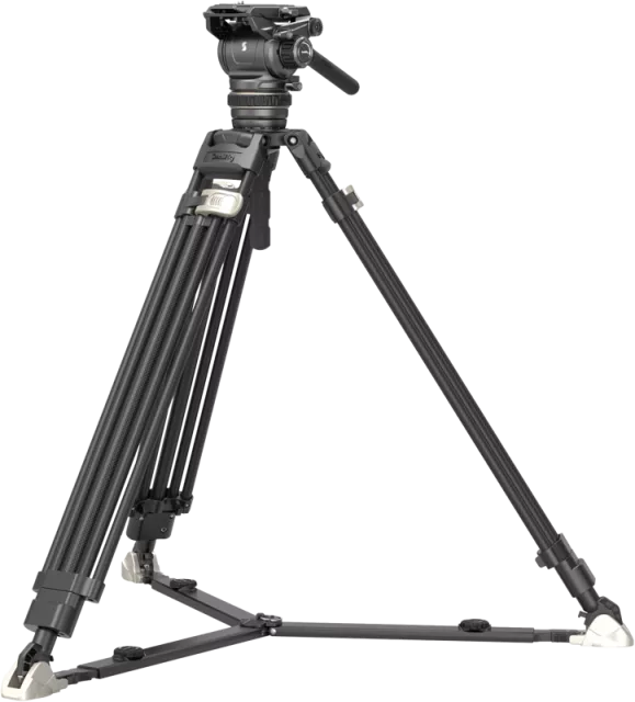 SmallRig 4463 Heavy-Duty Carbon Fiber Tripod Kit AD-120