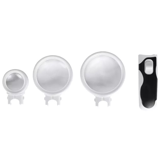 Lupa na čtení s osvětlením Levenhuk Zeno Multi ML11 - 2,5x; 6x; 16x (75mm/65mm/37mm)