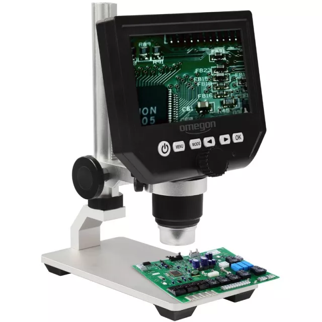 Digitální mikroskop Omegon DigiStar LCD 4,3" (1-600x) s kamerou