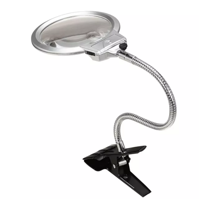 Zvětšovací lupa s osvětlením Levenhuk Zeno Desk D9 - 2x; 5x (130mm/22mm)