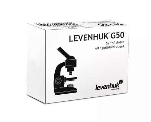 Podložní sklíčka Levenhuk (G50) 76x25 mm (50 ks)