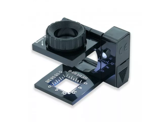 Tiskařská lupa s osvětlením Carson LinenTest  LT-10 - 11,5x (15mm)