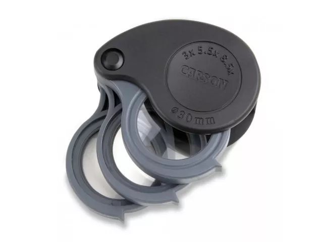 Zvětšovací lupa Carson TriView TV-36 - 3x; 5,5x; 8,5x (30mm)