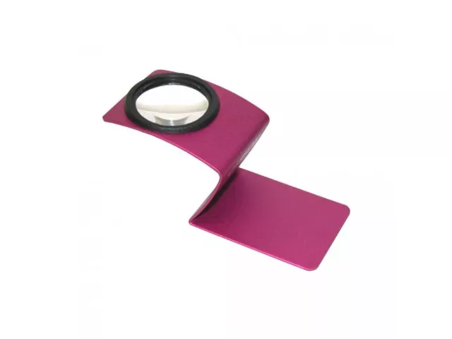 Stolní zvětšovací lupa Carson Wave WV-55 růžová - 4x (35mm)
