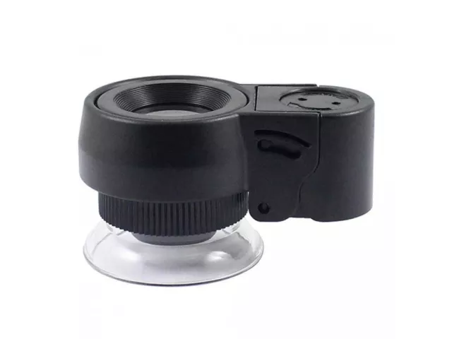 Příložní lupa s osvětlením Verkgroup V-09059 - 45x (21mm)