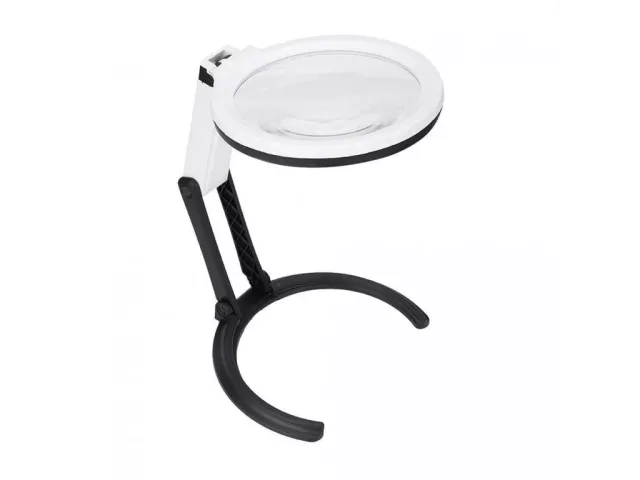 Stolní lupa s osvětlením Verkgroup V-09009 - 1,8x; 5x (138mm/25mm)