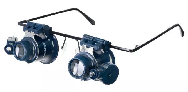 Zvětšovací Lupy s obroučkami s osvětlením Levenhuk Discovery Crafts DGL 30 - 20x (15mm)