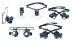 Zvětšovací lupy s obroučkami s osvětlením Levenhuk Discovery Crafts DGL 60 - 2,5x; 4x; 6x; 8x; 10x; 15x; 20x; 25x (21mm)