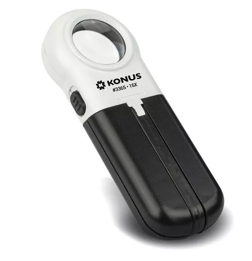 Zvětšovací lupa s osvětlením Konus Flexo - 8x (20mm)