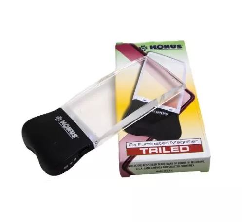 Lupa na čtení s osvětlením Konus Triled - 2x
