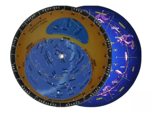 MAPA SUPRA PRAHA OTOČNÁ OBLOHY 12.5cm  ZVÍŘETNÍK