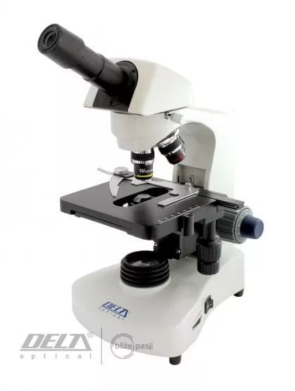 Mikroskop Delta Optical Genetic Pro Mono + akumulátor (40-1000x)