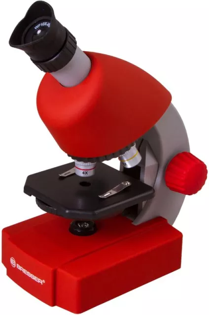 Mikroskop Bresser Junior červený (40-640x)